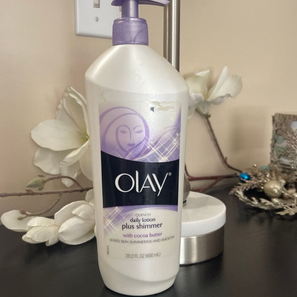 Olay Quench Shimmer Lotion with Pump - NWT - Discontinued, rare 20.2 oz